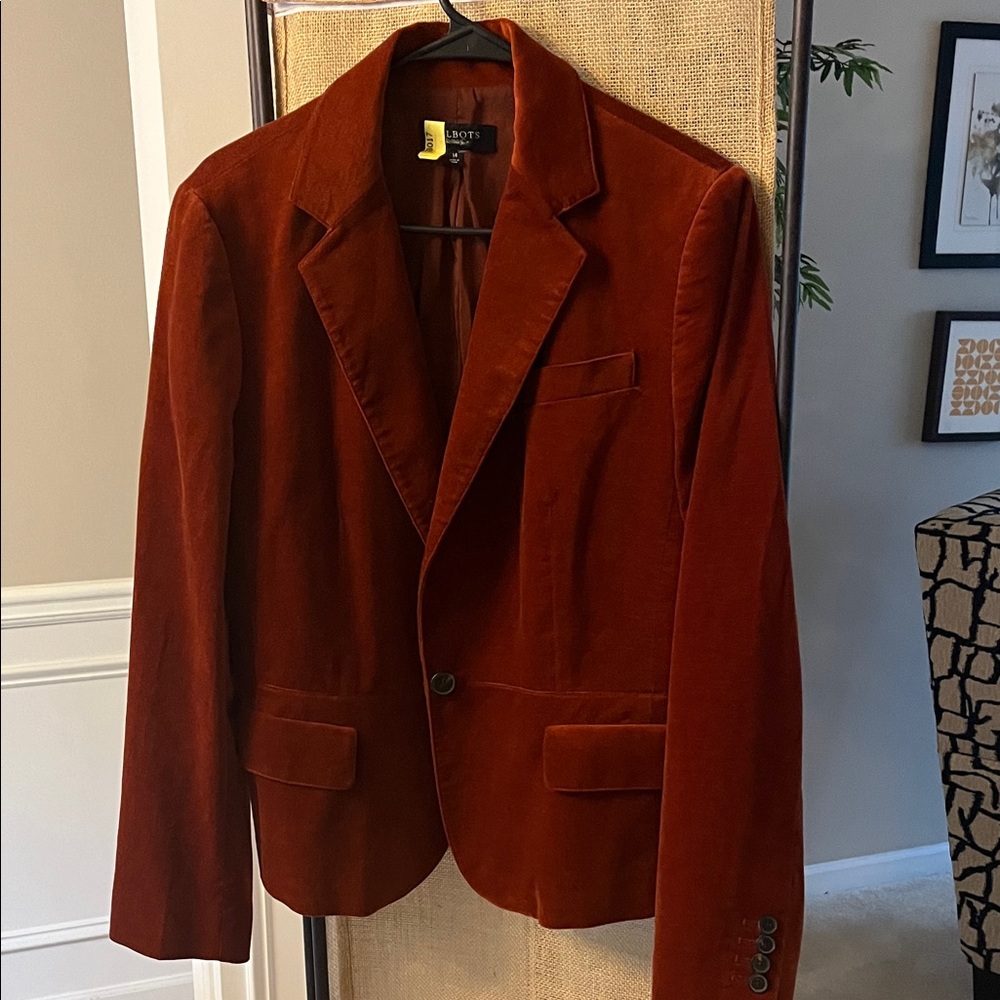 Talbots Rust Blazer